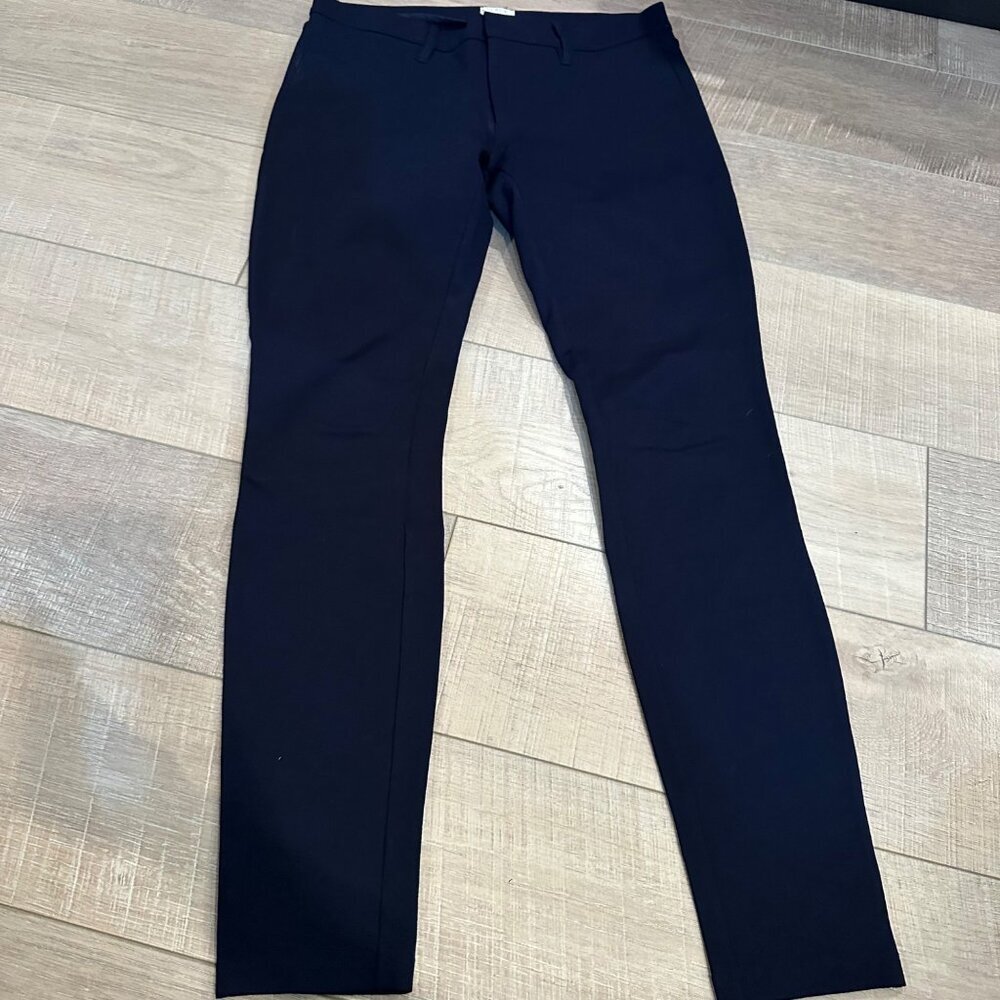 J CREW WOMENS THE GIGI PANT SIZE 4 NAVY BLUE